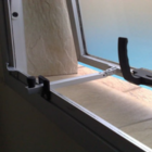 Haste Tubular Baguete Puxador Janela 35 Cm - Branco Prático