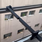 Haste Tubular Baguete Puxador Janela Maxim-ar 45cm Preto