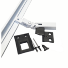 Haste Tubular Baguete Puxador Janela Maxim-ar 50 Cm Branco