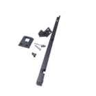 Haste Tubular Baguete Puxador Janela Maxim-ar 50 Cm Preto