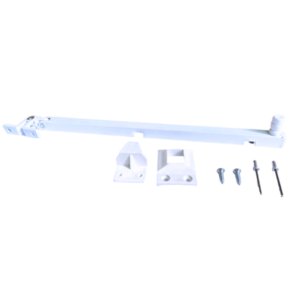 Haste Tubular Frontal Puxador Janela Maxim-ar 25cm Branco