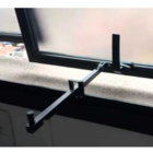 Haste Tubular Frontal Puxador Janela Maxim-ar 50cm Preto