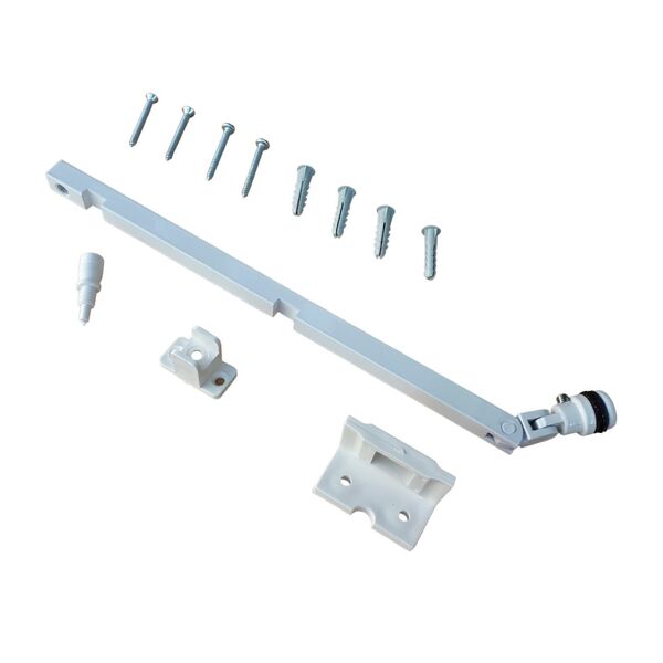 Haste Vidro Temperado Maxim Ar Basculante 30cm Branco