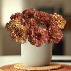 Hastes De Cravos Artificiais 9 Flores Realistas Para Montar B