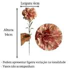 Hastes De Cravos Artificiais 9 Flores Realistas Para Montar B