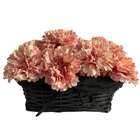 Hastes De Cravos Artificiais 9 Flores Realistas Para Montar B