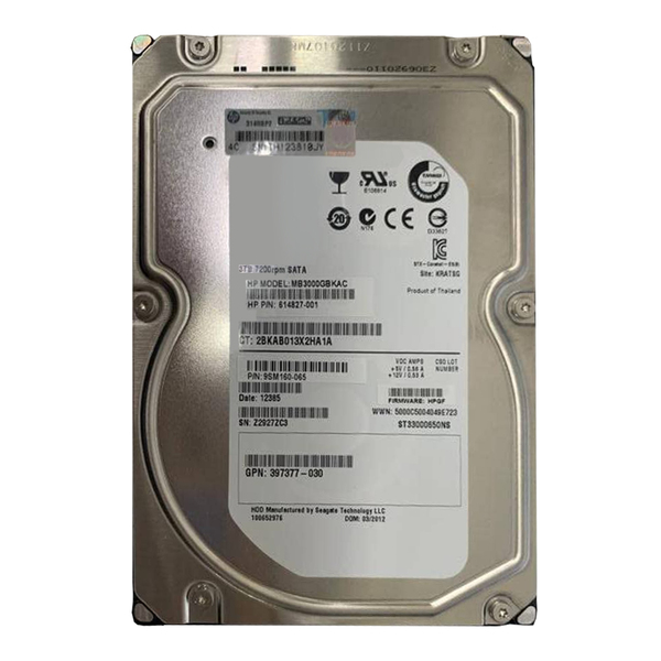 Hd  3tb Sata 3 64mb 7200rpm 3 5 New Pull Mb3000gbkac Hp/seaga