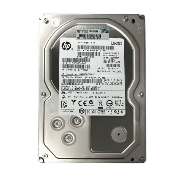 Hd  4tb Sata 3 64mb 7200rpm 3 5 New Pull Mb4000ecwlr Hp/hitac