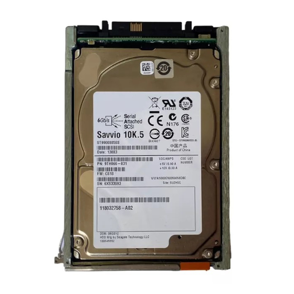 Hd   900gb Sas 64mb 10000rpm 2 5 Savvio Dell Emc-005049206 Se