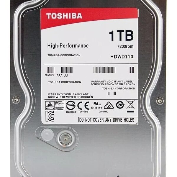 Hd Para Desktop Toshiba P300 1 Tb - Hdwd110uzsva