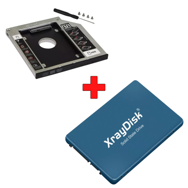 Hd Ssd 240gb 2.5 Xraydisk Aluminio Sata Ill + Caddy 9,5