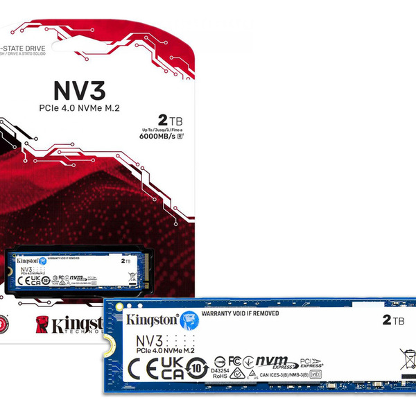 Hd Ssd M2 2tb Kingston Nvme Nv3 Pcie 4.0