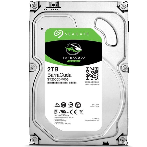 Hdd Seagate Interno Barracuda 2tb Sata3 64mb 3,5