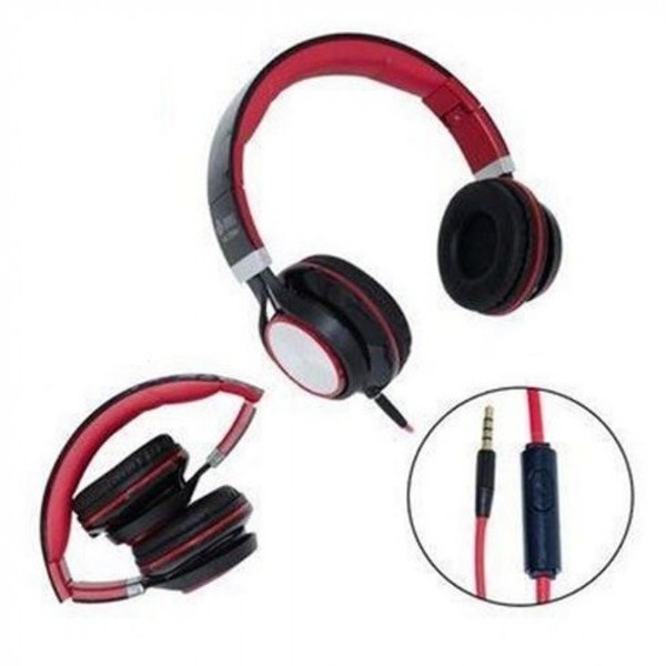 Headfone Fashion Com Microfone Hm-750mv - Vermelho