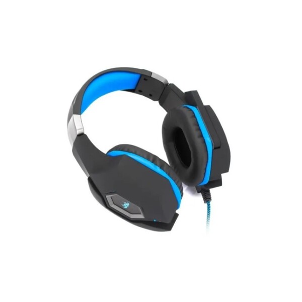 Headset Fone Gamer Com Microfone Kp-451 Preto/azul | Leroy Merlin