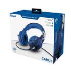 Headset Gamer Carustrust Gxt-322b Azul Camuflado