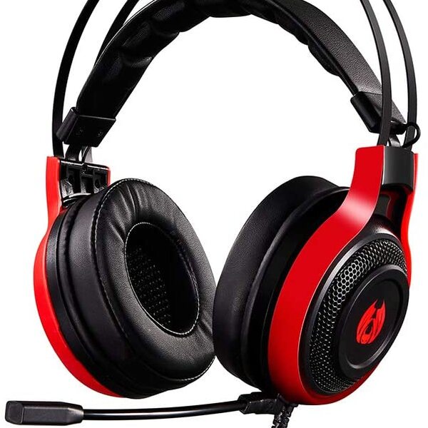 Headset Gamer Fone De Ouvido Com Led Mh12 Preto