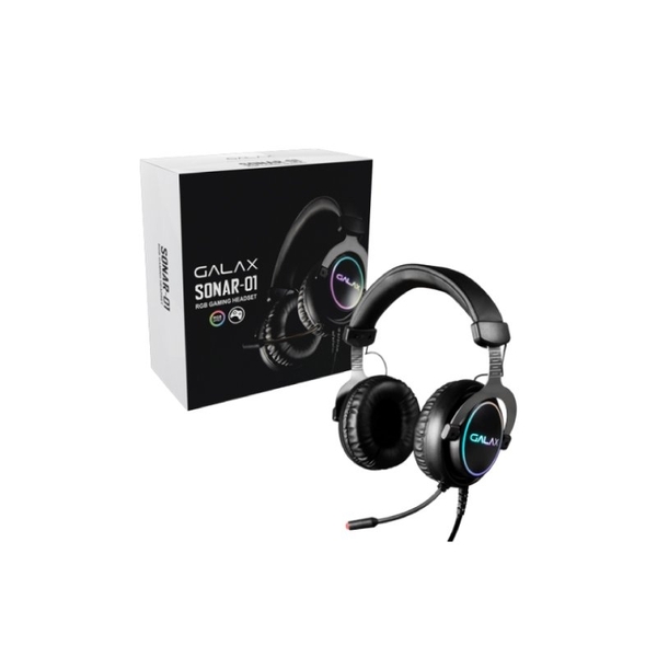 Headset Gamer Galax Rgb Sonar Snr-01 Preto Usbhgs015usrgr0