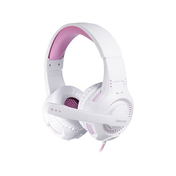 Headset Gamer Multiplataforma Gorky Oex Game Hs413 Rosa