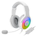 Headset Gamer Redragon Pandora H350wrgb Com Microfone Branco
