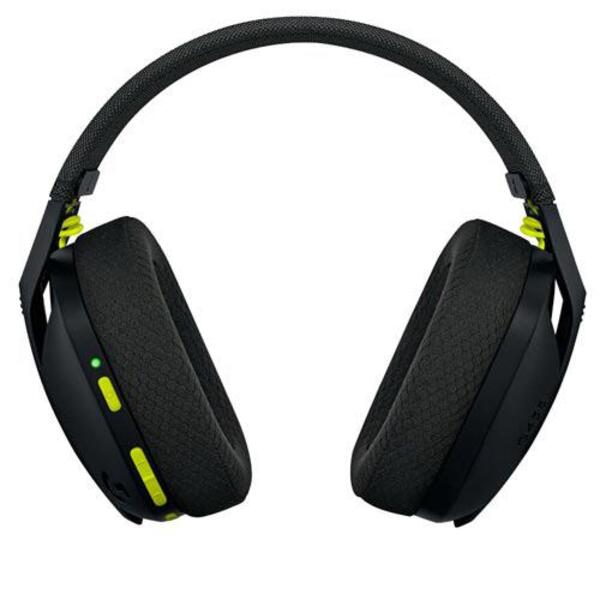 Headset Gamer Sem Fio Logitech G435 Black And Neon Yellow - 9