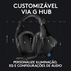 Headset Gamer Sem Fio Logitech G935 Rgb 7.1 Surround Usb Pret