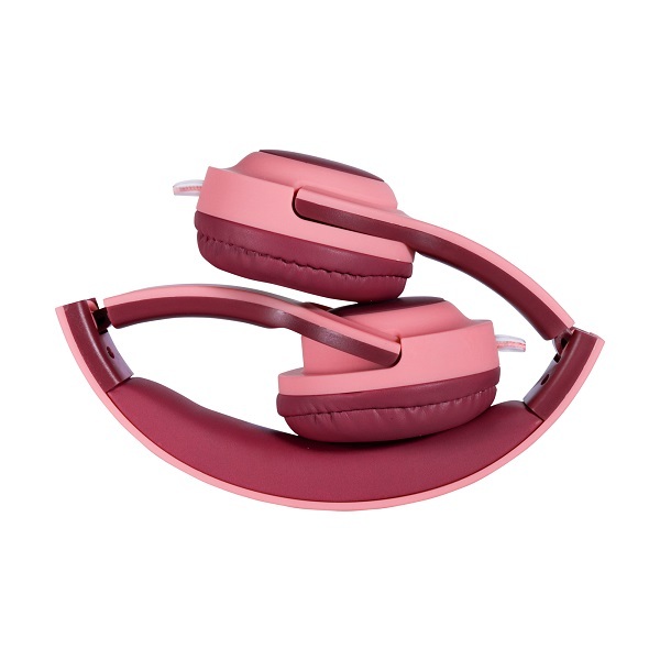 Headset Kids Sugar Dobravel Rosa/cereja Oex Hs317