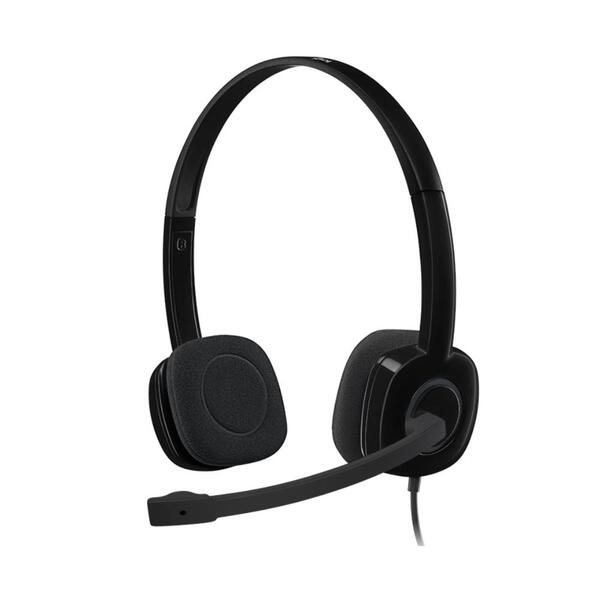 Headset Logitech H151 P3 Preto 981-000587