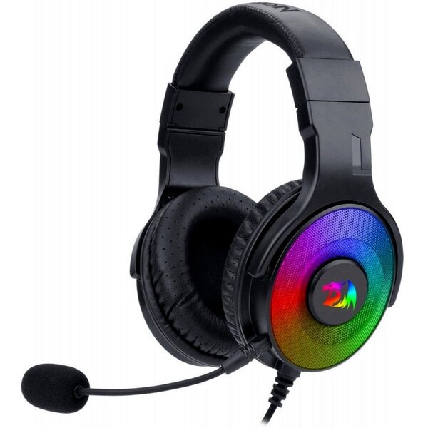 Headset Redragon Gamer Pandora 2 H350 Iluminação Rgb Preto