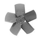 Hélice 5 Pás Chapa De Aço Para Exaustor Ventisol 30cm Cinza