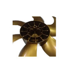 Hélice 6 Pás De Plástico Para Ventilador Mallory 40cm Dourado