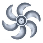 Hélice 6 Pás Ventilador De Parede Coluna Mesa 50cm Vitalex