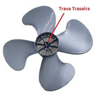 Hélice Para Ventilador Loren Sid M1 50cm 4 Pás Eixo Fino