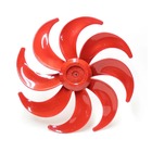 Hélice Ventilador Mondial Turbo Force 40cm V40 8 Pás Vermelho