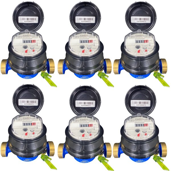 Hidrômetro Unijato Modelo Alfa Mnf 3m/h Dn20x115 06 Peças Rel