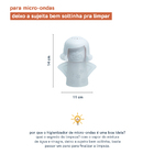 Higienizador De Microondas A Vapor Oikos Branco U