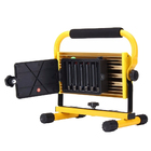 Holofote Refletor Recarregável Led 100w À Prova D'água Portát