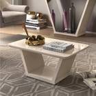 Home 3d Pirâmide E Painel Com Mesa De Centro Moana Creme