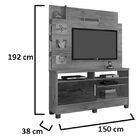 Home Aporé Tv 50 Polegadas Jcm Movelaria Cacau