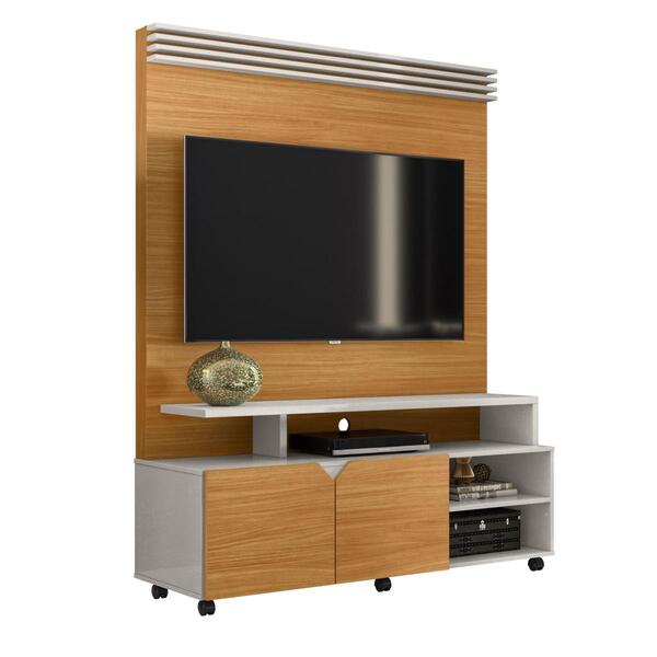 Home Berlim 1,36 Estante Painel Rack Tv Até 60 Polegadas Prat