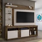 Home Brasil 02 Portas Jcm Movelaria Cacau/off