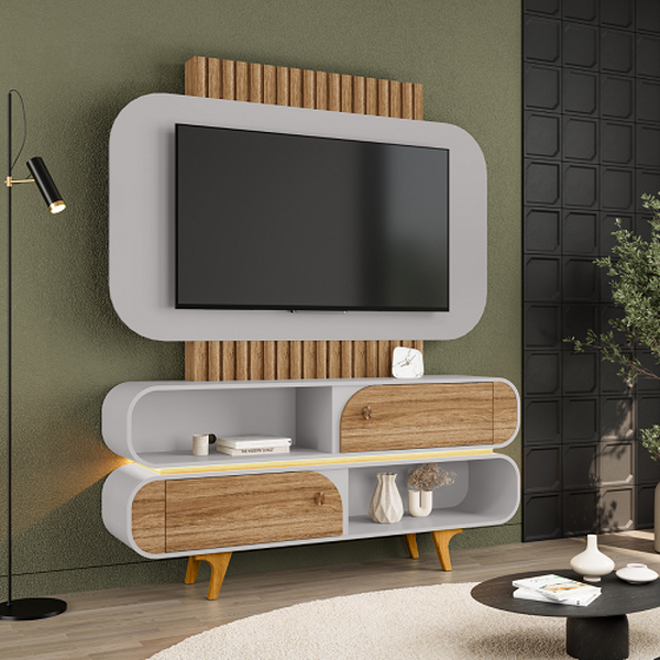 Home Camboriú Cinamomo/off White - Bechara Móveis