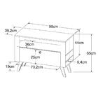 Home Com Bancada E Painel Para Tv Até 36 Canadá Preto - Art I