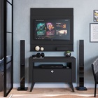 Home Com Bancada E Painel Para Tv Até 36 Canadá Preto - Art I