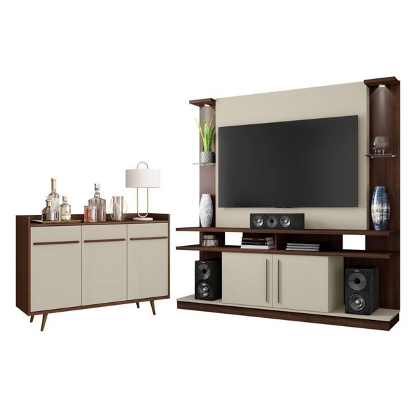 Home E Aparador Suíça Nogal Off White