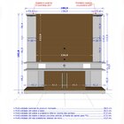 Home Estante Sala Para Tv De Até 60 Polegadas York Com Led