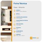 Home Estante Sala Para Tv De Até 60 Polegadas York Com Led