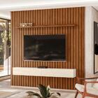 Home Frisado Para Tvs 80" Toulouse Cinamomo Mel Off White