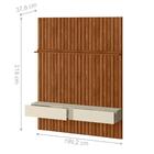 Home Frisado Para Tvs De 80"  Avinhão Cinamomo Mel Off White