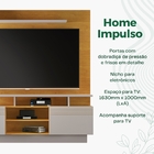 Home Impulso Tv Até 65 Polegadas Com Friso Jcm Móveis Cinamom